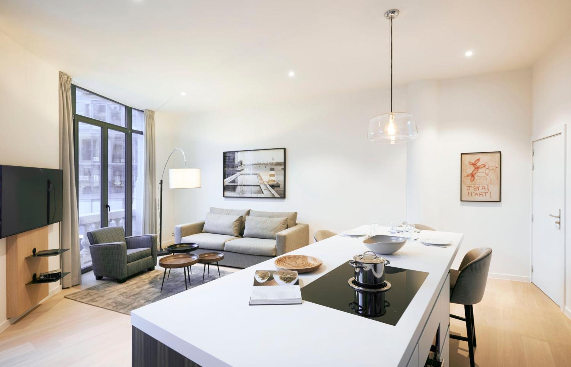 Modern Central 1Br Suite - 90 Sqm Brüssel Exterior foto