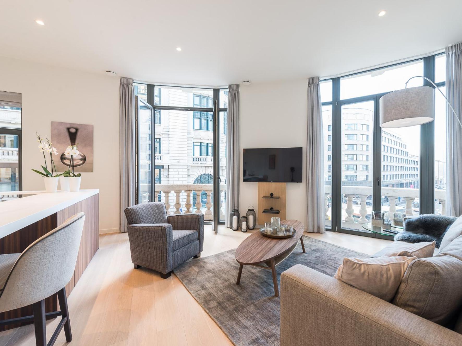 Modern Central 1Br Suite - 90 Sqm Brüssel Exterior foto